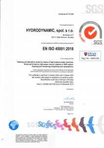 ISO 45001 Occupational health and safety